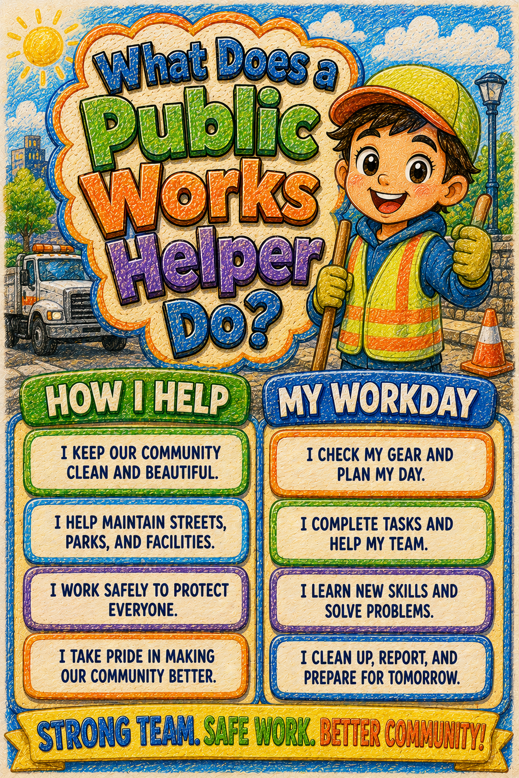 What Does a Public Works Helper Do poster