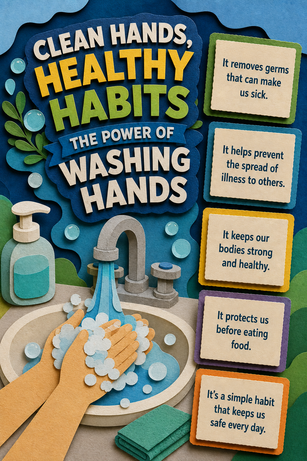 Hand washing DiscoveryPoster example