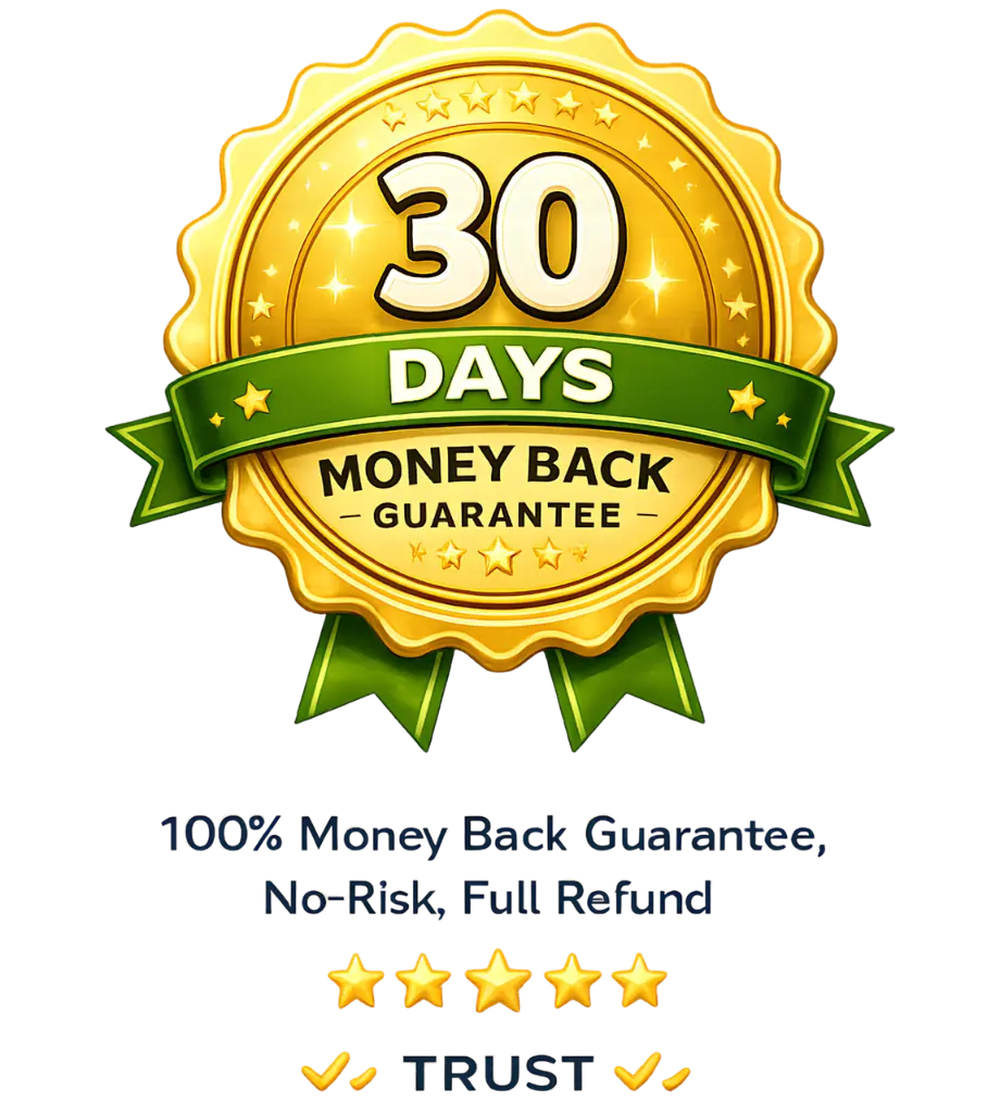 30 Day Money Back Guarantee