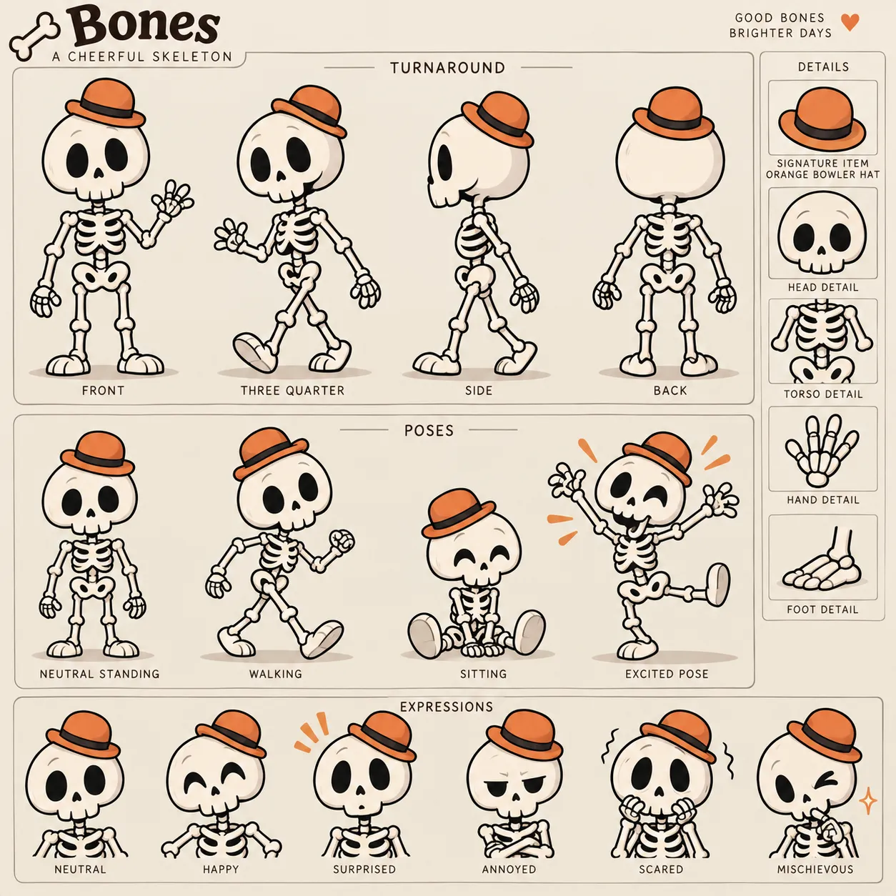 Halloween mascot character example