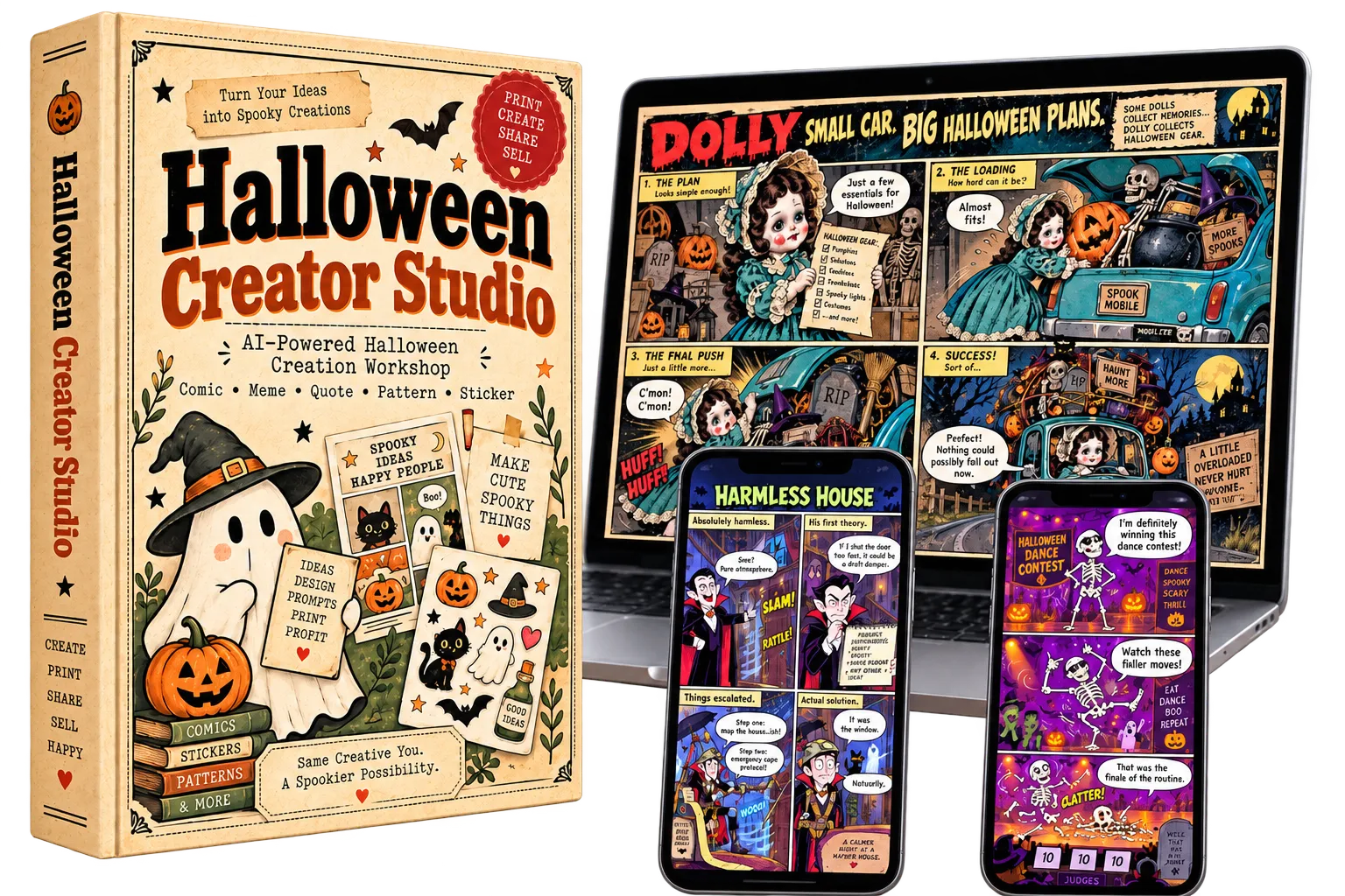 Halloween Creator Studio Product Mockup
