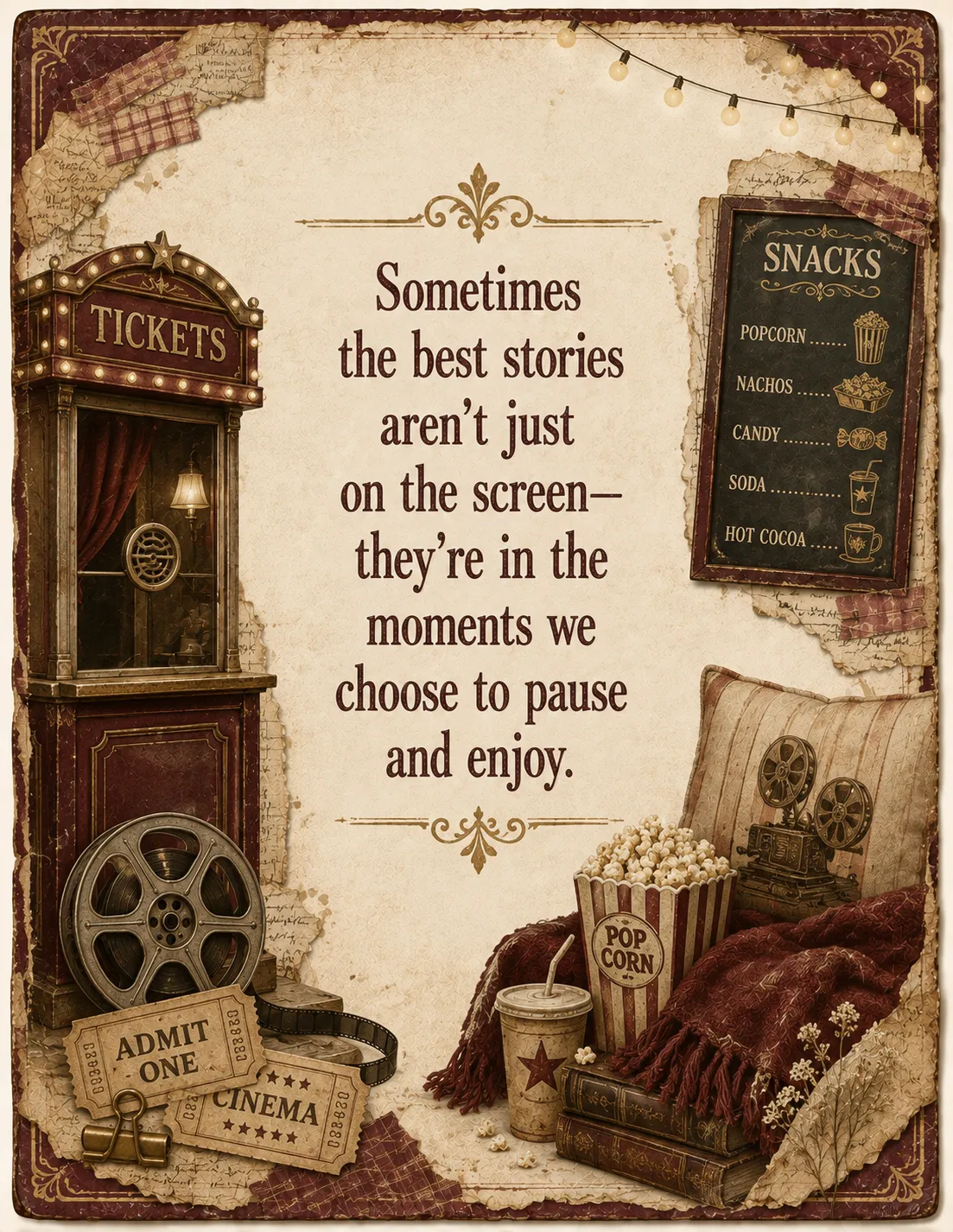 Cozy Movie Night & Home Cinema