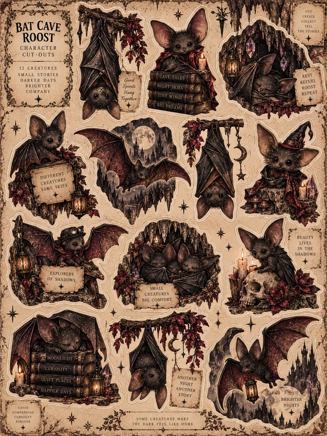 Gothic Halloween Clipart and Cut-outs