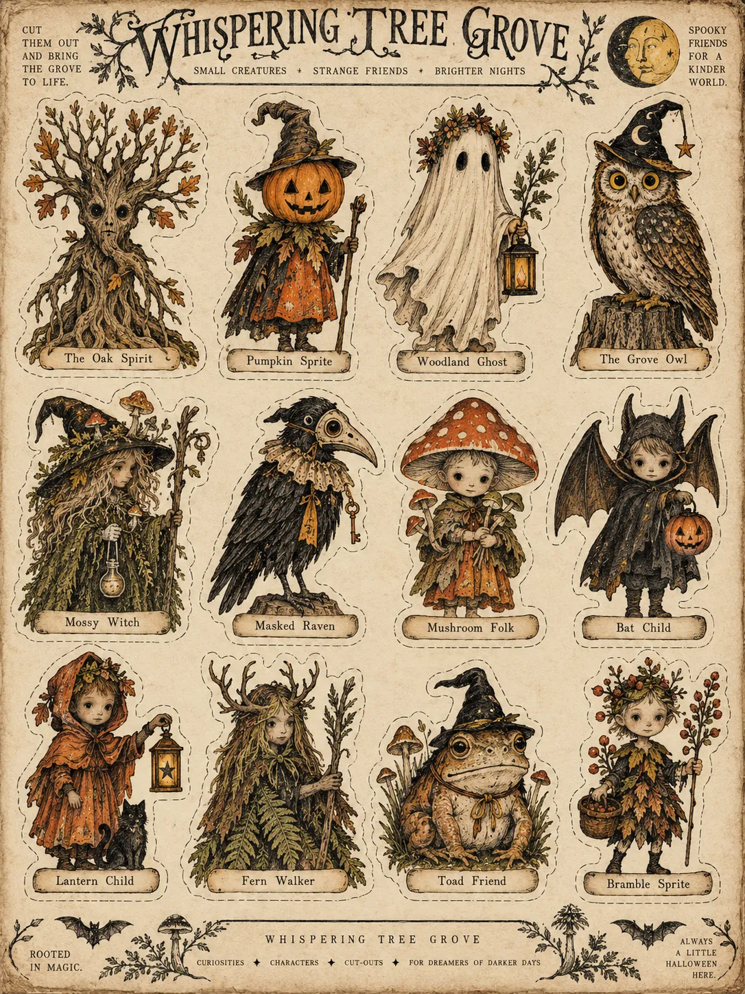 Vintage Halloween Clipart and Cut-outs