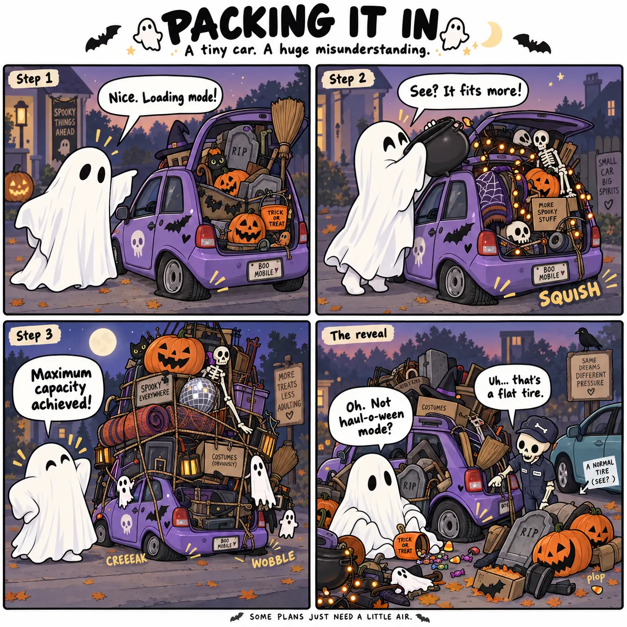 Cute Spooky Funny Comic