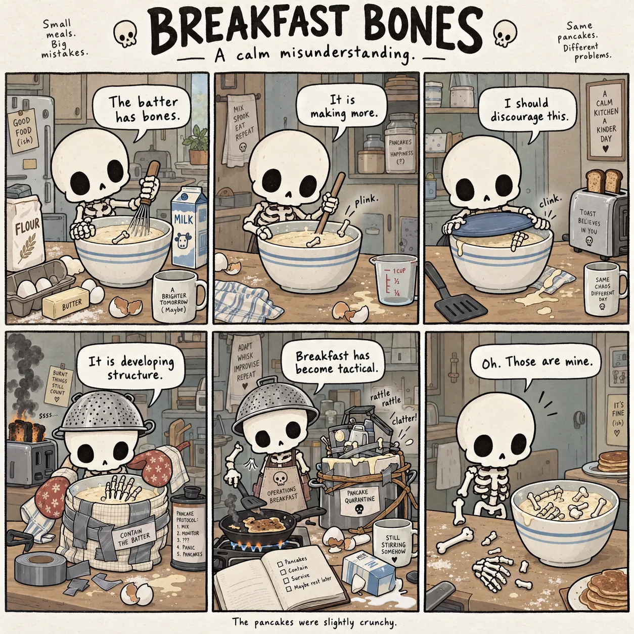 Deadpan Spooky Funny Comic