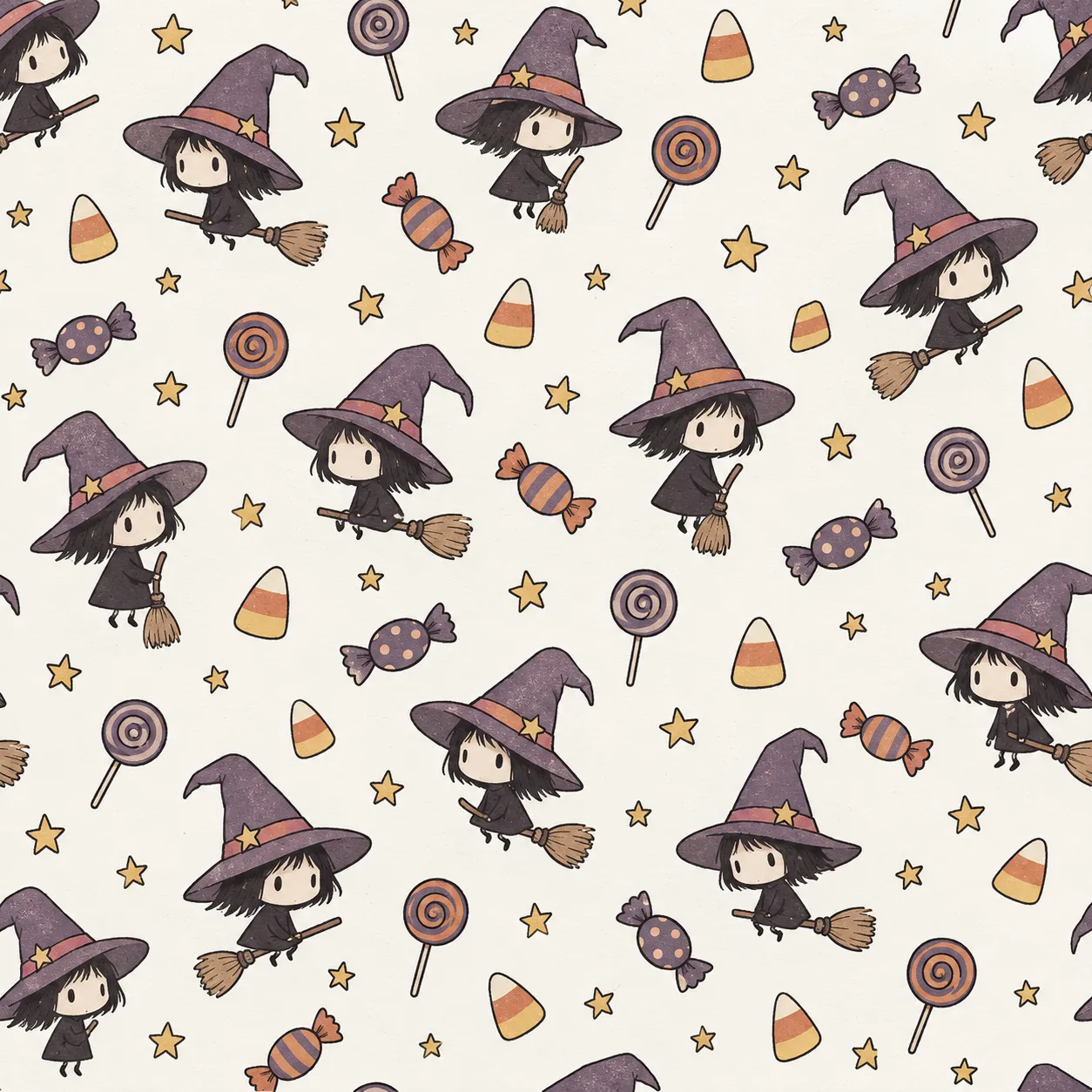 Deadpan Spooky Pattern