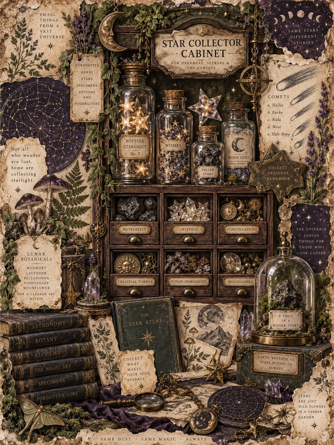 Witchy Botanical Journal Pages