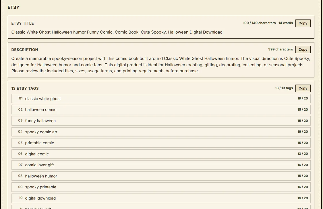 Seller Toolkit workspace preview