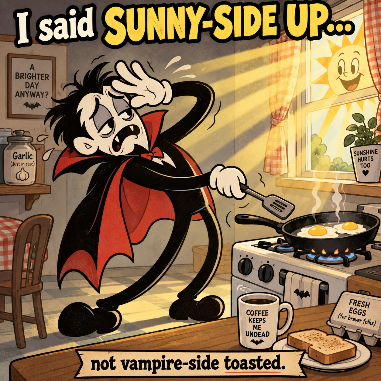 Sleepy Vampire Halloween style example