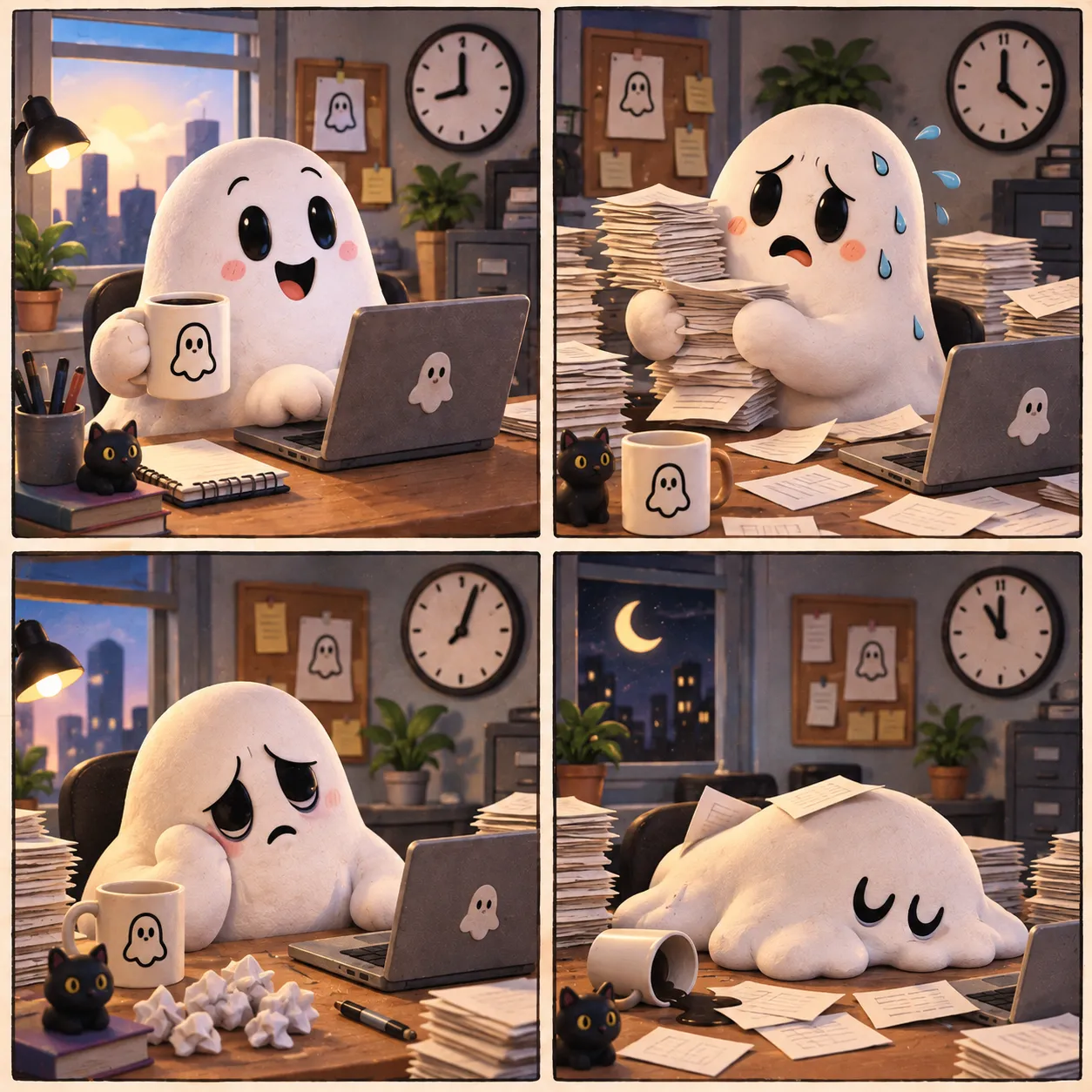 Soft 3D Spooky Clay