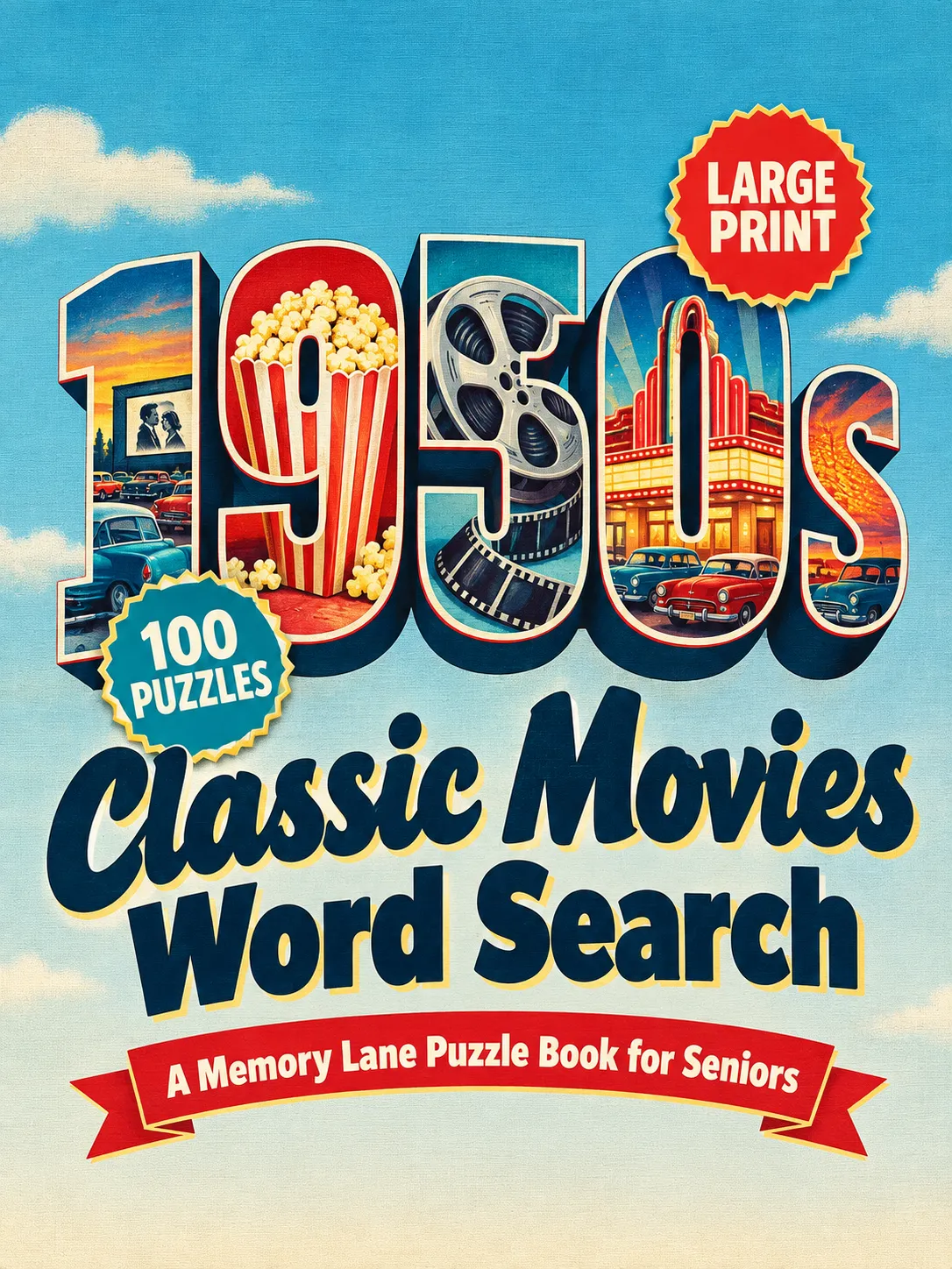 Large-Letter Postcard cover art style