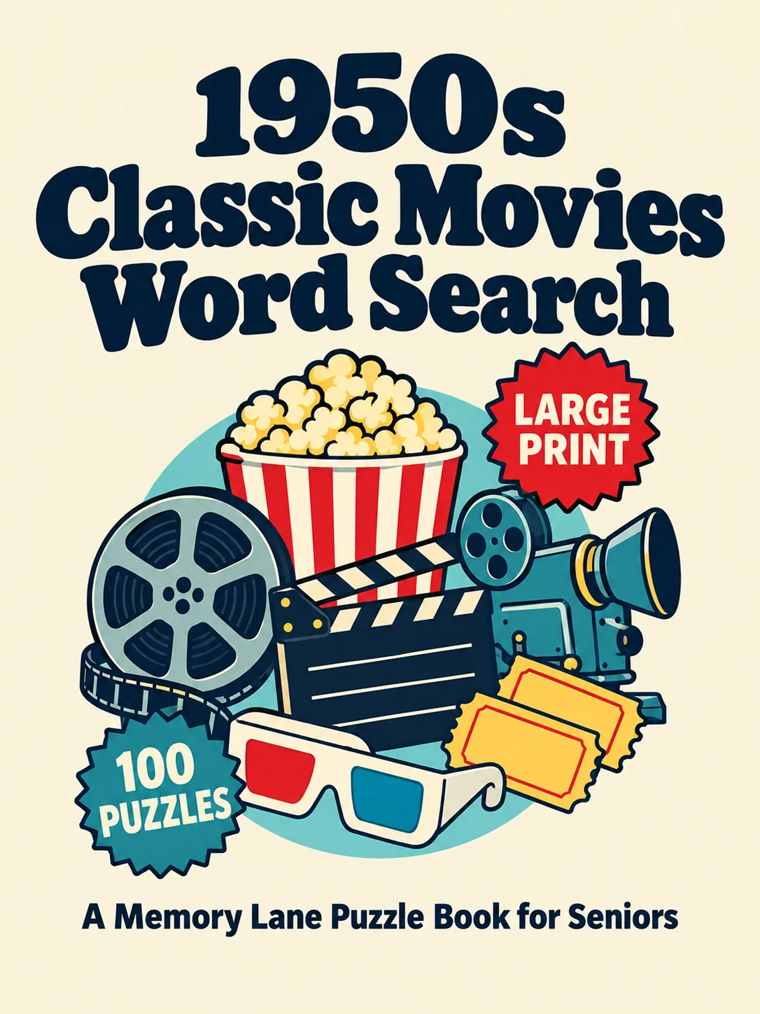 Retro Icon Cluster cover art style