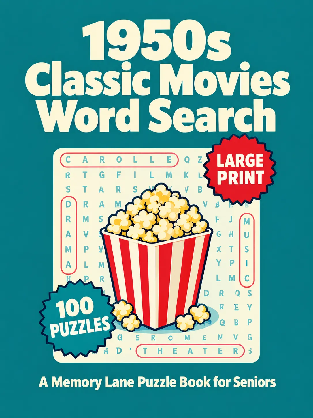 Word Search Grid cover art style